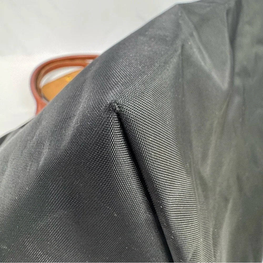 Longchamp Le Pliage Black Nylon/Leather Large Tote - Picture 11 of 11